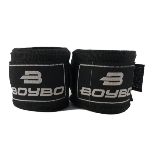 Бинты BoyBo 3,5 хлопок черный от магазина Супер Спорт